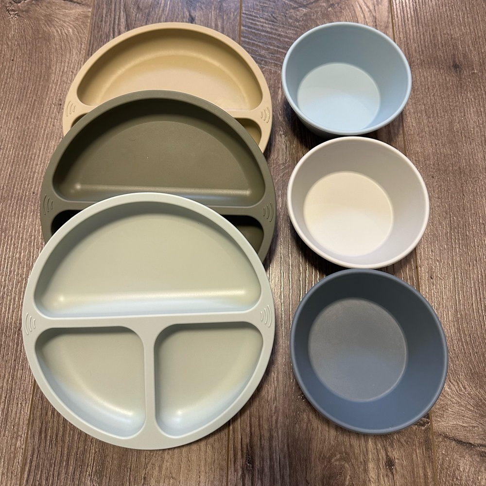 Silicone plates & bowls - Kea babies + Panda Ear